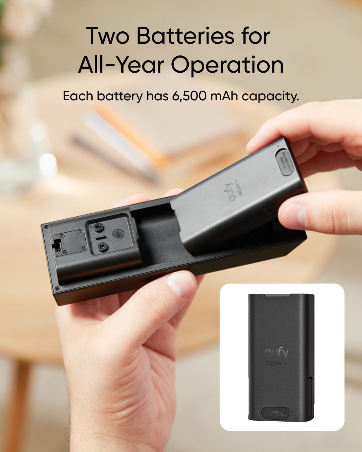 eufy Security Battery Video Doorbell E340 with Battery Indoor Cam E30, Latest Generation, 4K UHD Security Camera, 360 Pan-Tilt