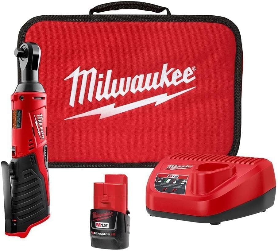 Milwaukee 2457-21p M12 Cordless 3/8' Lithium-ion Ratchet Kit