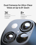 eufy Security SoloCam S340, 6-cam kit, Solar Security Cameras Wireless Outdoor, 360° Pan & Tilt Surveillance, No Blind Spots, 2.4 GHz Wi-Fi, No Monthly Fee