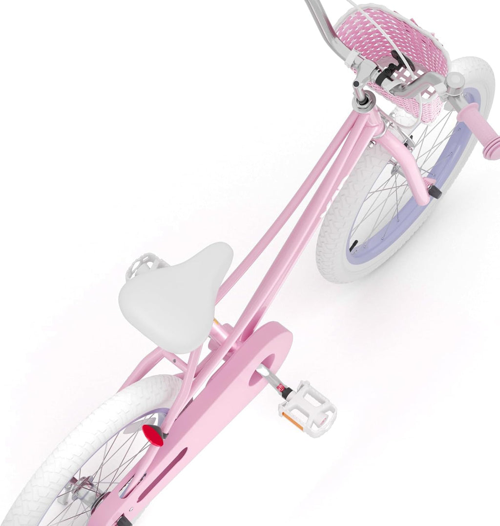 XJD Girls Bike for 2-12 Years Old Kids 12 14 16 20 Inch Toddler Bike,Retro Style Kids Bike with Training Wheels, 20 Inch Girl Bicycle with Kickstand
