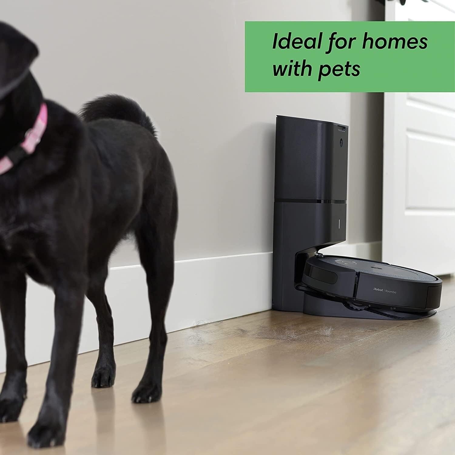 iRobot Roomba i4 + Self-Emptying Vacuum Cleaning Robot (Renewed)