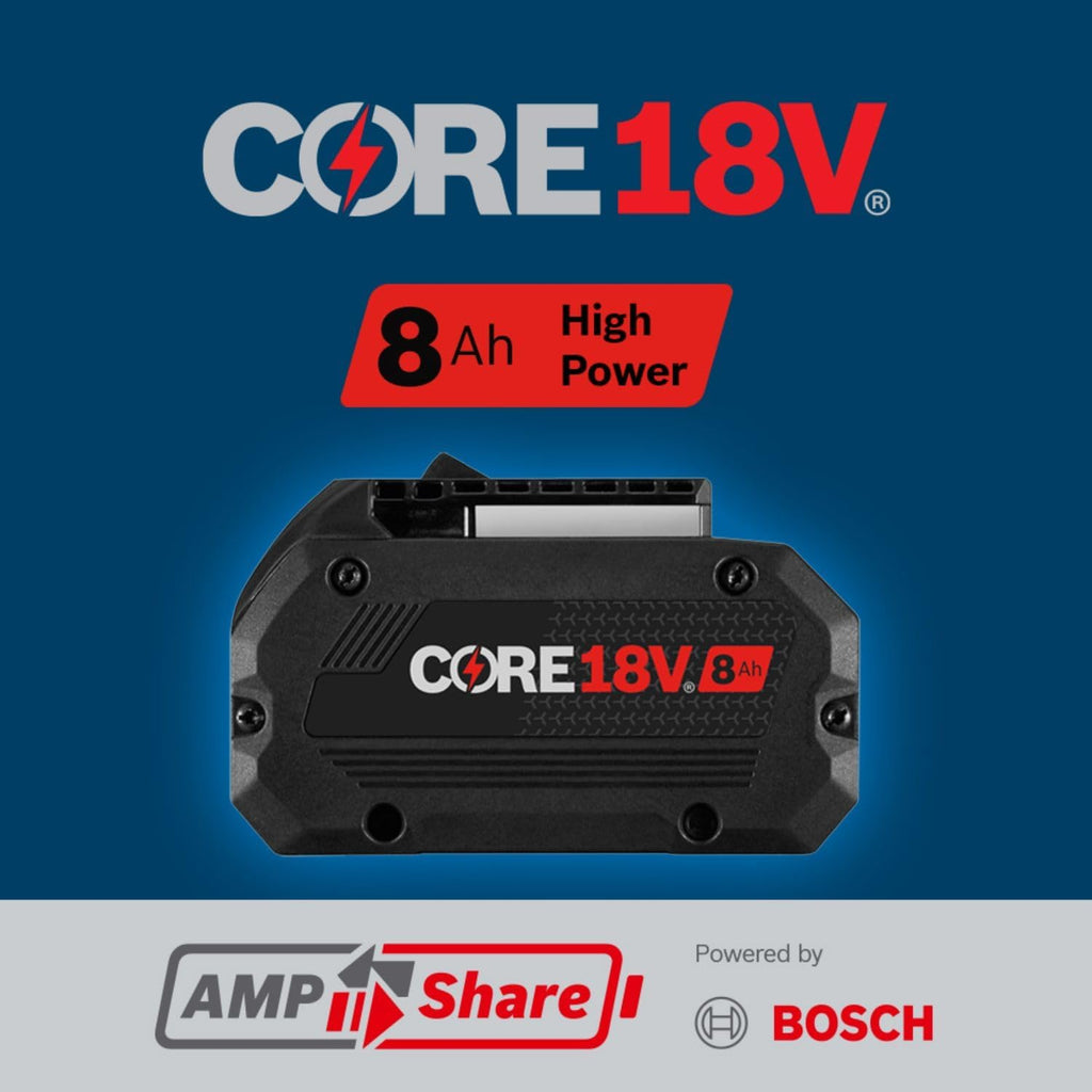 Bosch GBA18V80 18V CORE18V® Lithium-Ion 8 Ah High Power Battery