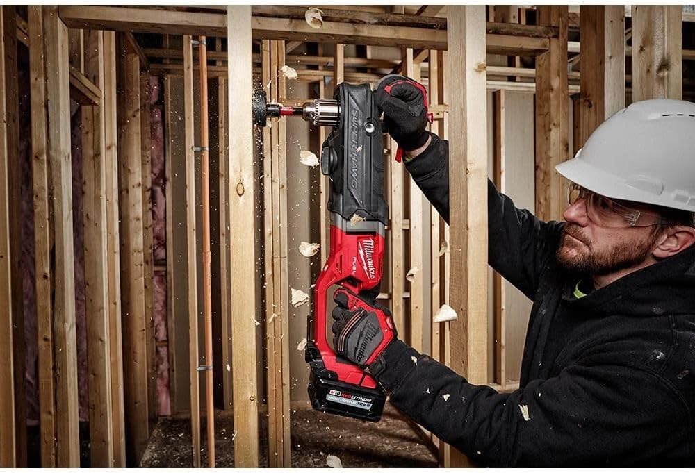 Milwaukee 2809-20 M18 FUEL 18-Volt Lithium-Ion Brushless Cordless GEN 2 Super Hawg 1/2 in. Right Angle Drill (Tool-Only)