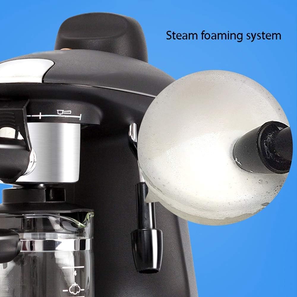 Coffee machine Coffee Machine, Semi-Automatic Coffee Machine,5 Bar Pressure Pump,Cappuccino,American Coffee,White Coffee,Stainless Steel