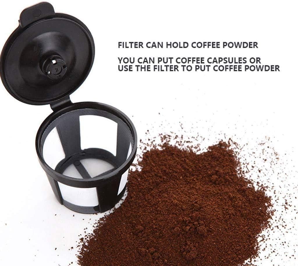 Full-automatic Coffee Machine, Tea & Coffee Maker for K Cup, Ground Coffee Thermal Drip Instant Coffee Machine, Brew Strength Control