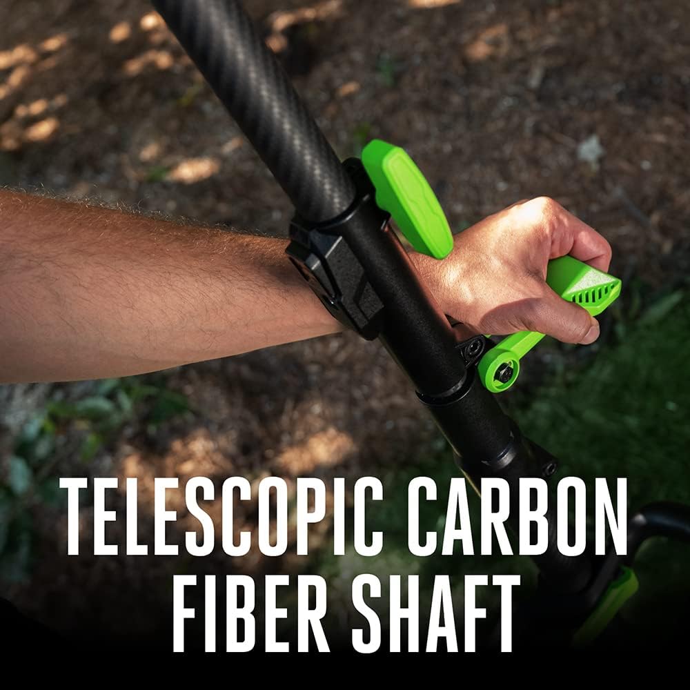 EGO POWER+ Pole Saw for Tree Trimming, Cordless Electric Pole Saw with Telescopic LED Cut Line Indicator, Battery and Charger Not Included - PS1000
