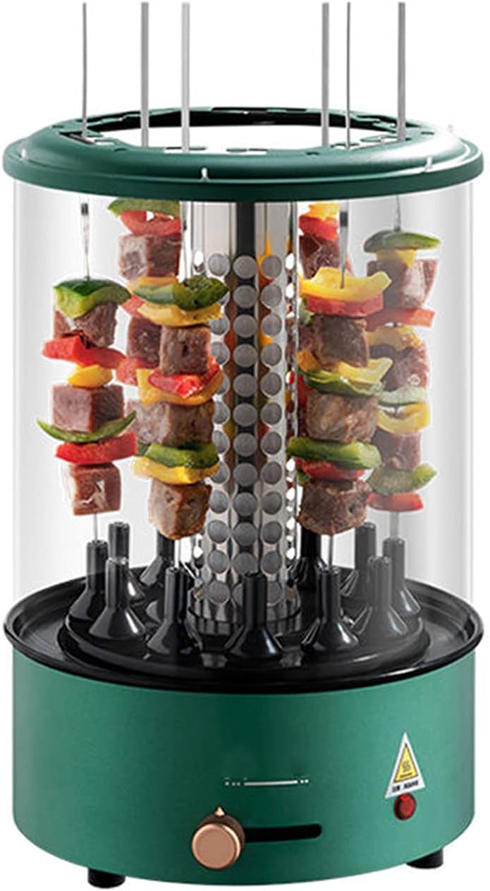 Electric Grill Automatic Rotating Grill 1100w High Power Detachable Cleaning Household Barbecue Machine Suitable for Family