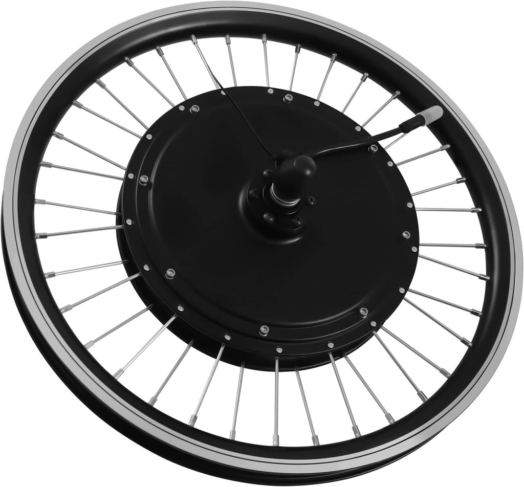 LOYALHEARTDY 700C/20/24/26/ Inch Front Wheel Hub Ebike Conversion Kit, Front Wheel Electric Bicycle Kit Front Wheel Hub Motor with Controller, LCD Display, PAS (No Batteries)