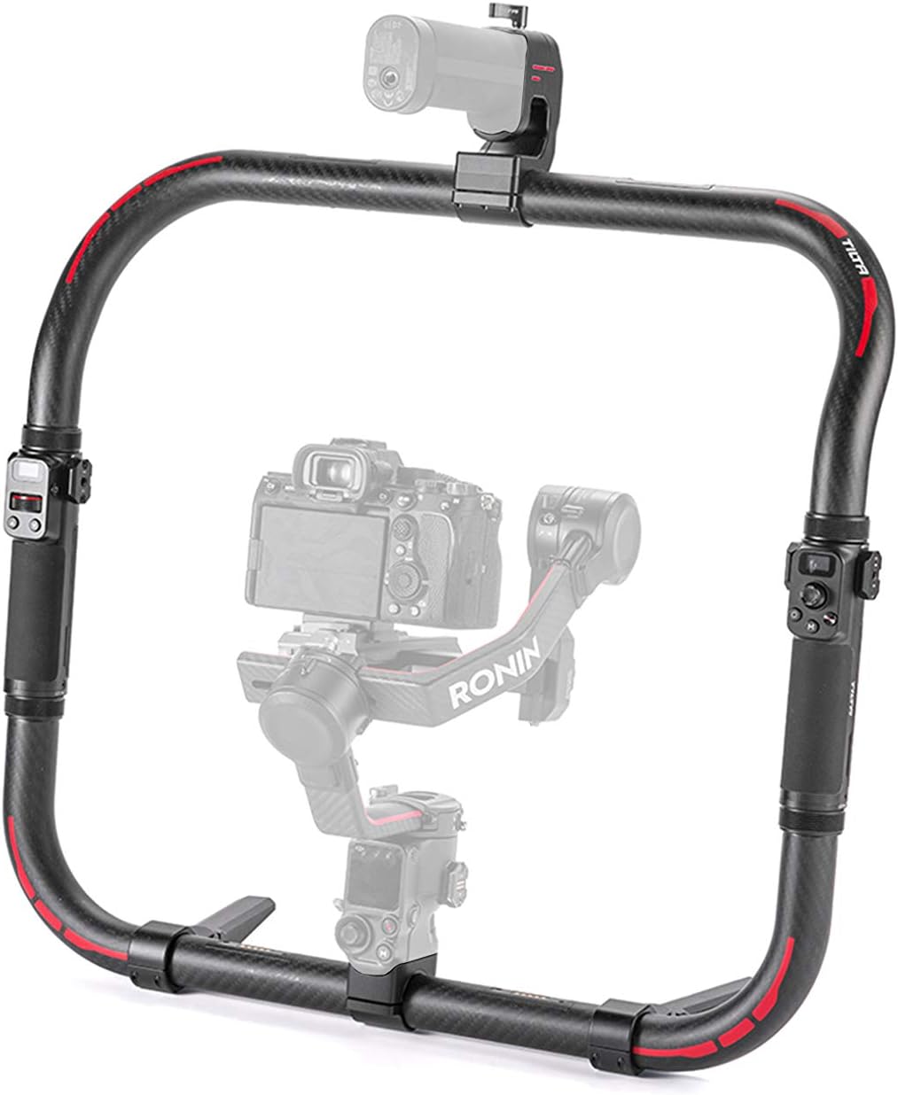 Tilta Advanced Ring Grip Compatible with DJI RS2, RS3 Pro, RS4, RS4 Pro, RS5 | Wireless Focus & Gimbal Control | Multi Power Support