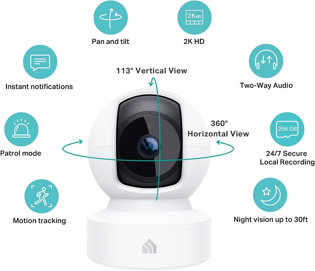 Kasa Smart Video Doorbell + Security Camera Bundle (KD110 + KC420WS)