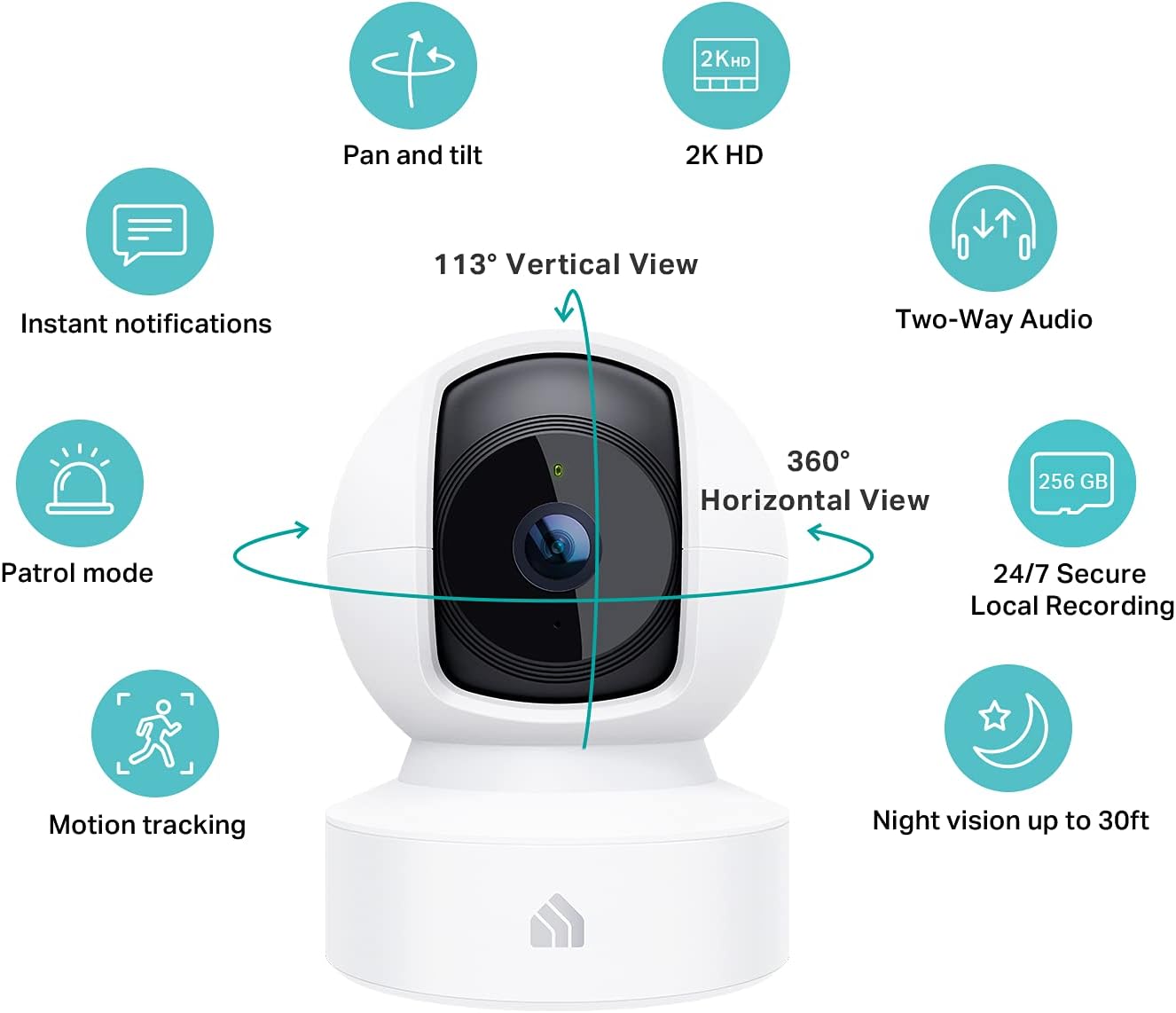 Kasa Smart Video Doorbell + Security Camera Bundle (KD110 + KC420WS)