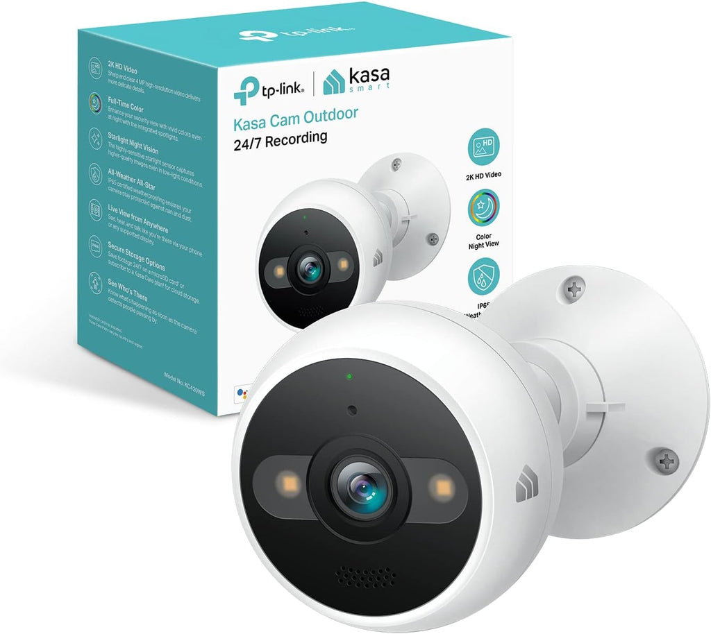 Kasa Smart Video Doorbell + Security Camera Bundle (KD110 + KC420WS)