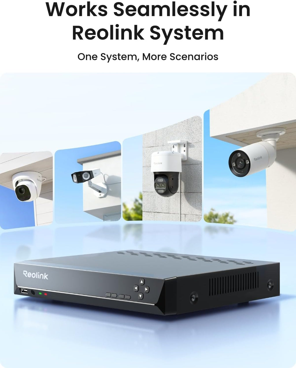 REOLINK 12MP PoE IP Camera Outdoor, Bullet Surveillance Cameras for Home Security, Smart Human/Vehicle/Pet Detection, 700lm Color Night Vision, Two Way Talk, Up to 512GB microSD Card, RLC-1212A