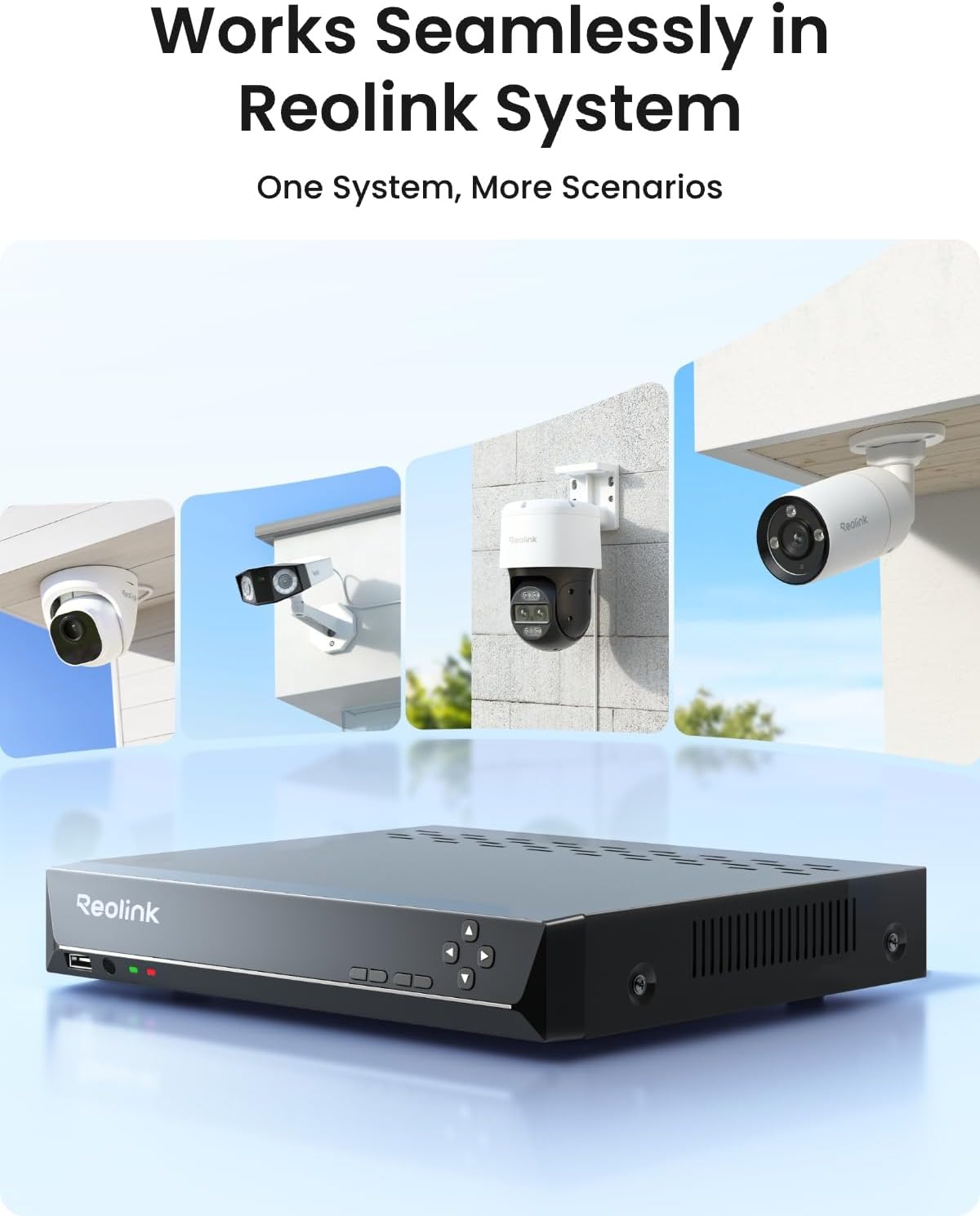REOLINK 12MP PoE IP Camera Outdoor, Bullet Surveillance Cameras for Home Security, Smart Human/Vehicle/Pet Detection, 700lm Color Night Vision, Two Way Talk, Up to 512GB microSD Card, RLC-1212A