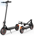 Electric Scooter, 28/22 Miles Range, 28/23 MPH Speed, 10' Tire, 1000/500W Powerful Motor, Disc Brake & Smart APP, with Lights, Portable Foldable Commuting Electric Scooter for Adults and Teens