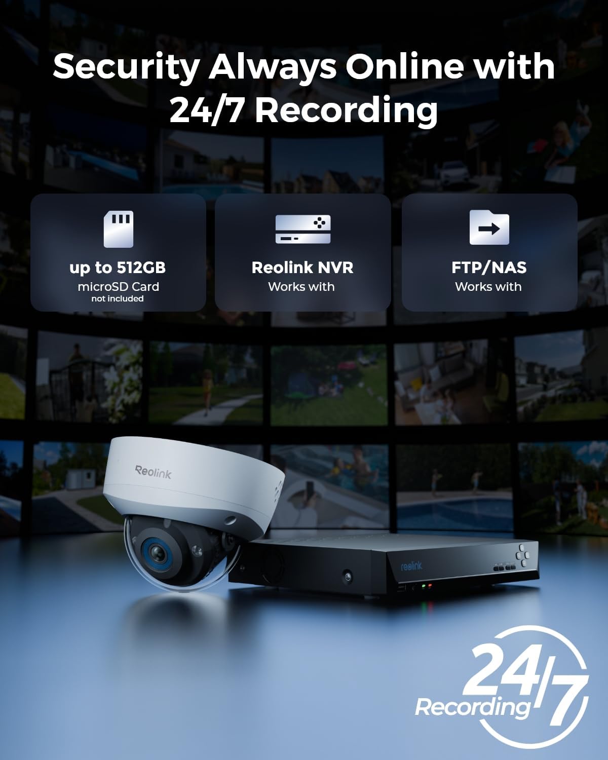 REOLINK RLC-1240A First 12MP Vandalproof PoE Security Camera,145° Wide Viewing Angle, Featuring Color Night Vision, Two-Way Talk, Smart Person/Vehicle/Animal Detection, Weatherproof