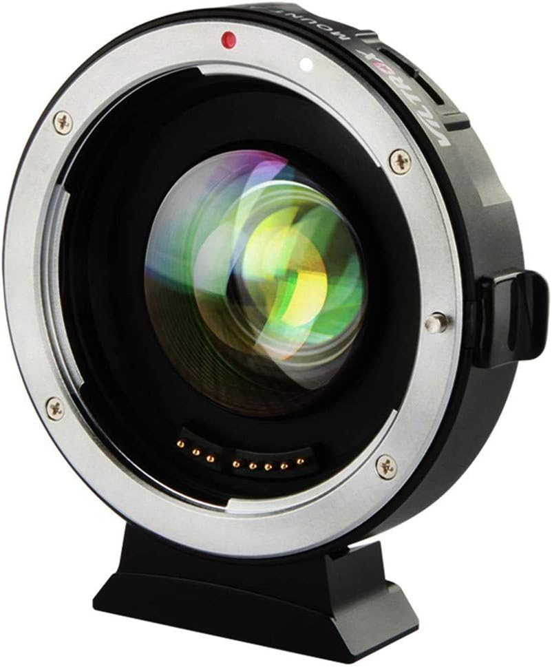VILTROX EF-M2II Lens Adapter, EF to M4/3 Mount Auto-Focus Speed Booster Adapter for GH6 GH5M2 BMPCC 4K GH4 GH5 G100 G95 G85 OM-1 EM-1 E-M1X E-M1 iii E-M5 iii E-M10 iv E-M10 iii