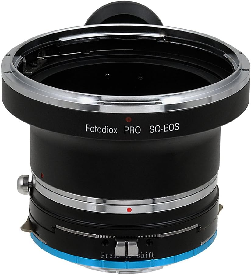 Fotodiox Pro Lens Mount Shift Adapter - Bronica SQ Mount SLR Lens to X-Series Mirrorless Camera
