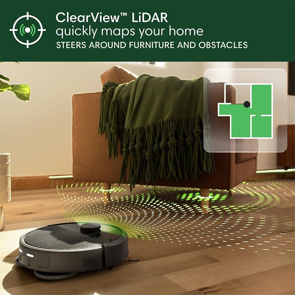 iRobot G185020 Roomba Plus 405 Combo Robot + AutoWash Dock Bundle with Deco Essentials 16Pcs Replacement Kit and CPS 2 YR Enhanced Protection Pack