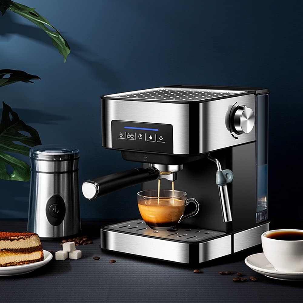 Coffee machine Coffee Machine Coffee Maker Small Coffee Machine For Home Use Semi-Automatic Pulling Steam Type Milk Frother Espresso Machine Stainless Steel