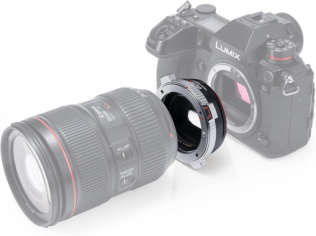 VILTROX EF-L Pro Auto Focus Lens Mount Adapter With Security Lock for Canon EF/EF-S to L Mount Camera - Compatible With Leica SL2, Lumix S1 S1H S5, Sigma fp L - Ideal for Large Lenses