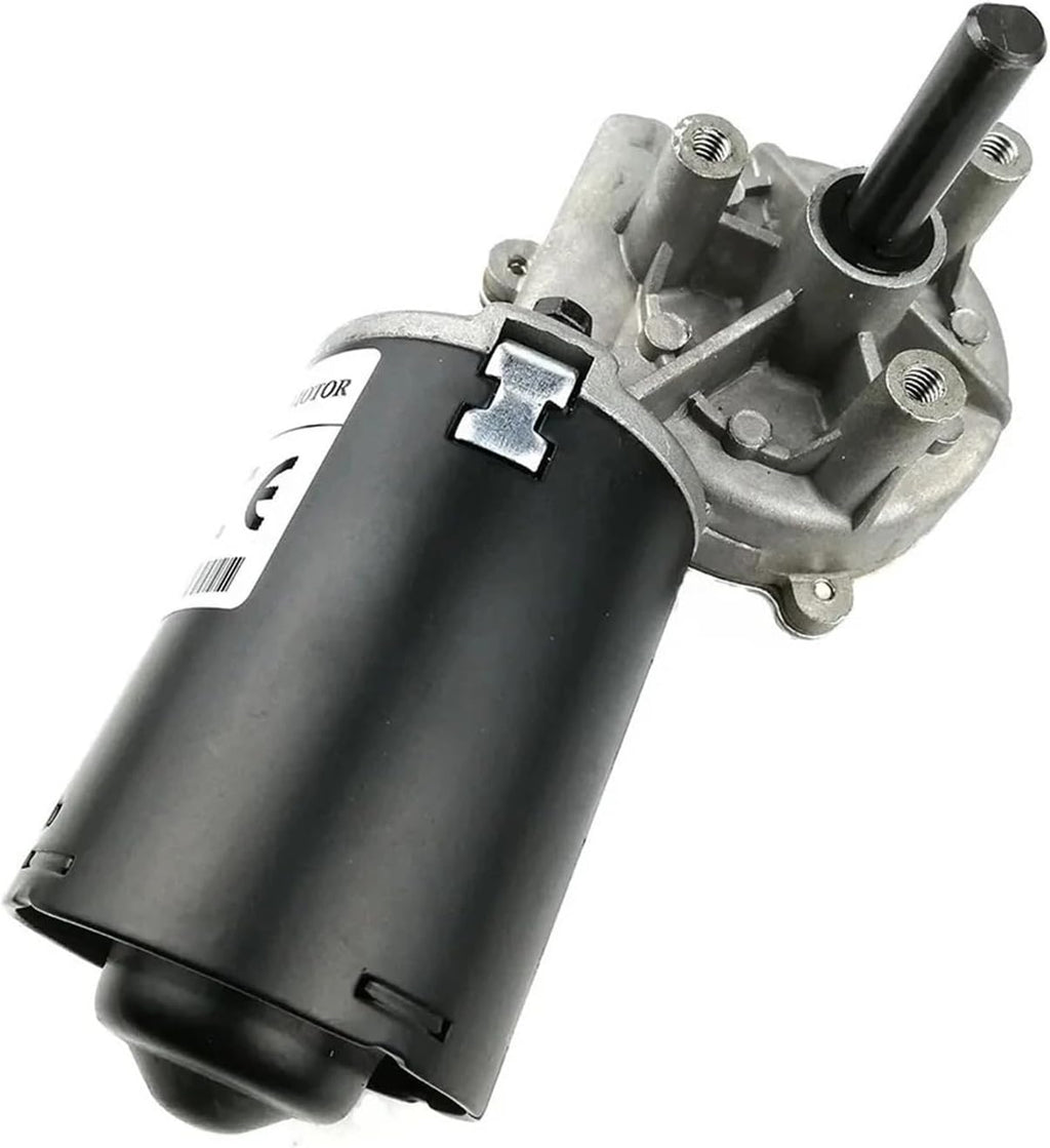 24V 35W Worm Gear Motor 30 50 100rpm,Worm Gear Brushed Motor Wiper Motor Barbecue Grill Motor Roller Shutter Motor(Axis direction Right,50rpm)