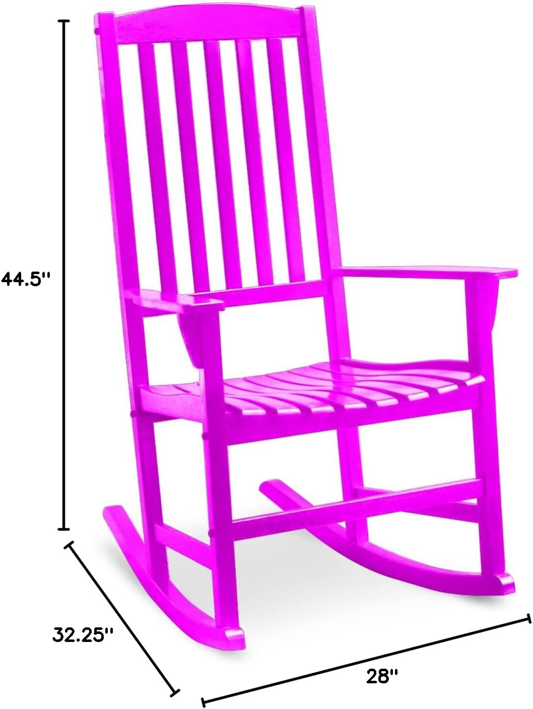 Cambridge Casual Bentley Porch Rocking Chair, Fuchsia