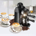 Coffee machine Coffee Machine Espresso Machine 5Bar Espresso Coffee Maker Espresso And Cappuccino Machine With Milk Frother Espresso Maker With Steamer Black