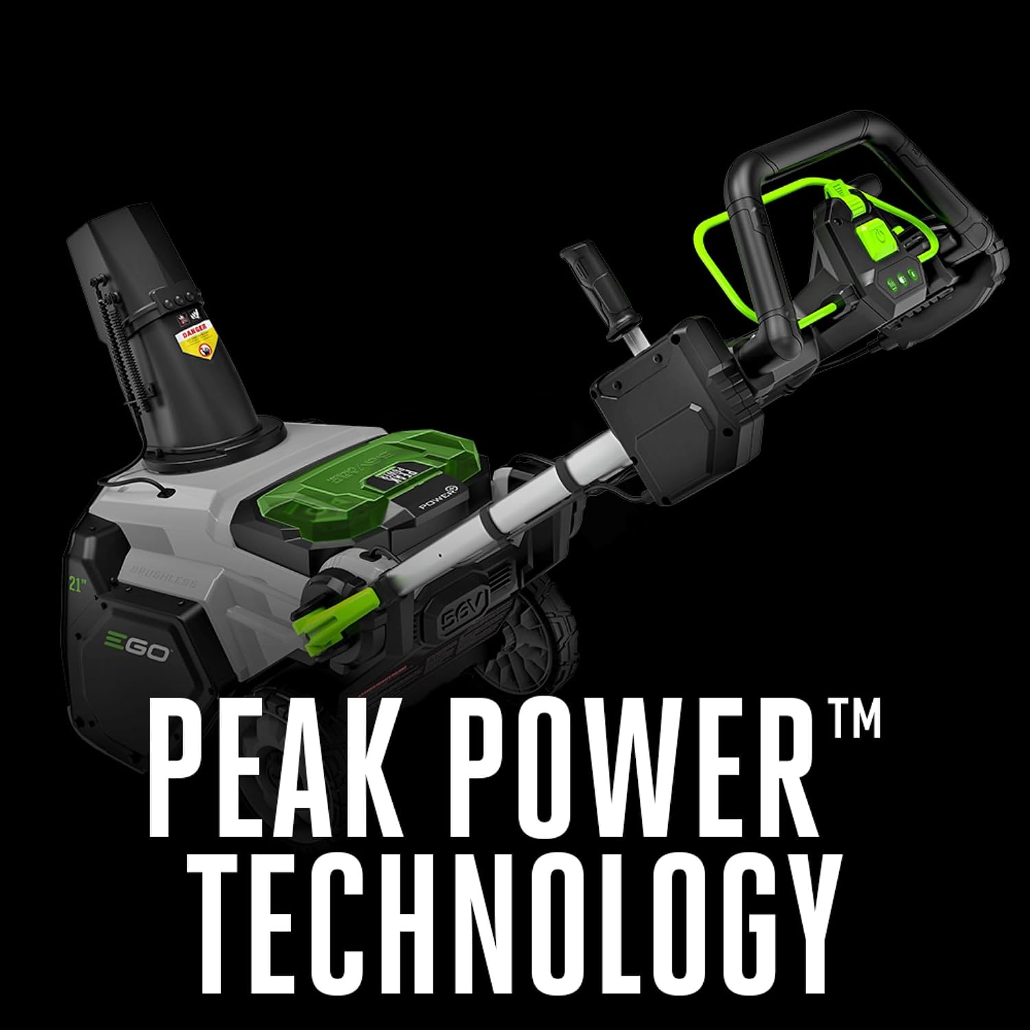 EGO Power+ 21' Electric Snow Blower, Cordless Single Stage, Battery and Charger Not Included - SNT2130
