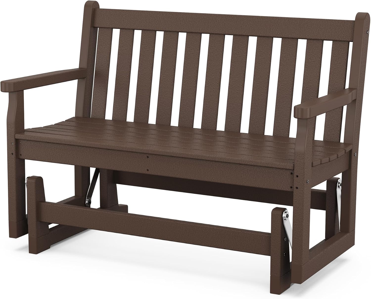 POLYWOOD TGG48MA Traditional Garden 48' Glider, Mahogany