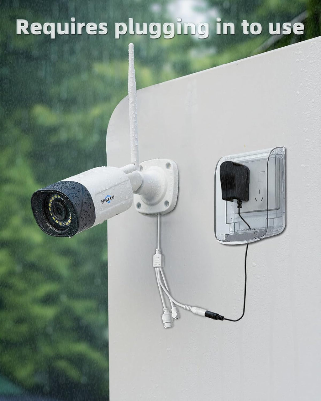 Hiseeu 5MP Wireless Security Camera System with 12 Outdoor Cameras, 16CH WiFi NVR, Color Night Vision, Spotlight & Siren, 2-Way Audio, 3TB Hard Drive, 24/7 Recording, Home Surveillance Kit