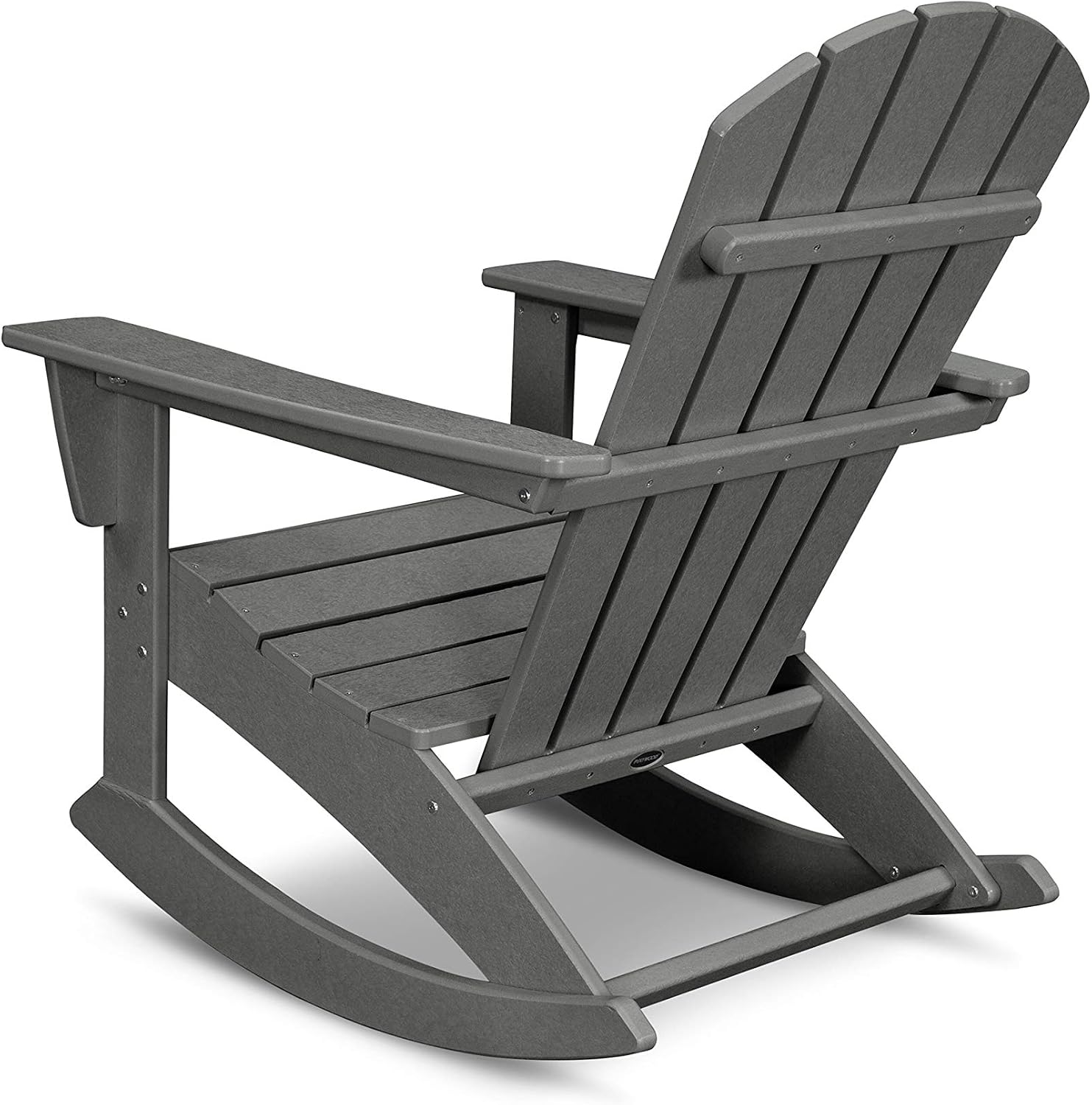 POLYWOOD® Nautical Adirondack Rocking Chair in Sand