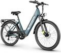 Wooken Electric Bike for Adults, 749W Peak Ebike, 26' x 2.1' Tire Step Through Electric Bike, City Cruiser Ebike with 48V 10.4/15Ah Removable Battery, 7 Speed, SGS Certified to UL2849