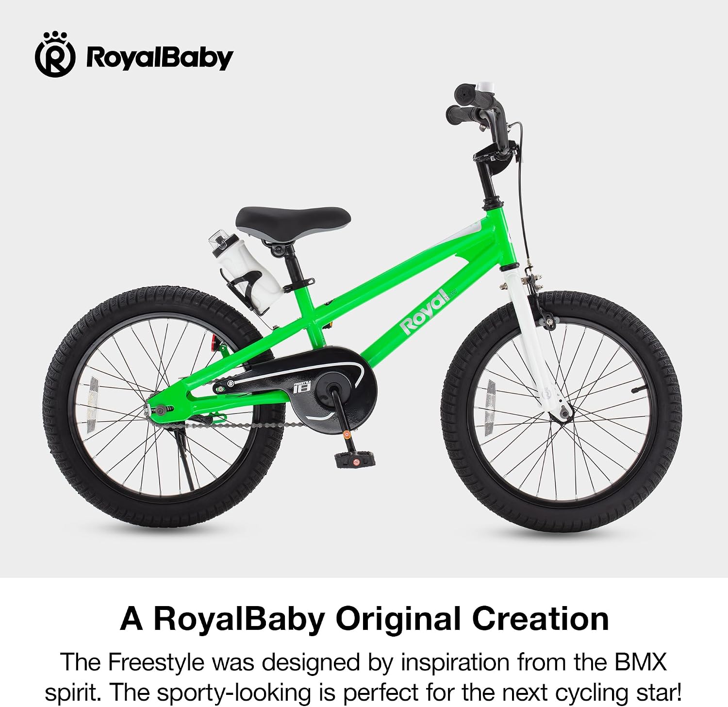 RoyalBaby Kids Bike Freestyle Classic 12 14 16 18 Inch Children Bicycle for Ages 3-10 Years Toddler to Big Kids