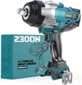 DIYtoolifz Cordless Impact Wrench 1/2' Compatible with Makita 18V Battery, 1700 Ft-lbs High Torque Impact Driver, Electric Impact Gun with 4 Speed Modes & LED Light for Car, Truck, Mower(Bare Tool)