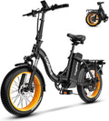 1000W Folding Electric Bike,48V 20AH Removable Battery E Bike,80 Miles Max Range Electric Bike for Adults,20' Fat Tire Foldable ebike,Adult Electric Bicycle for Commute Beach Snow