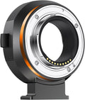 K&F Concept Auto Focus EF/EF-S to FX Lens Mount Adapter, Electronic Lens Mount Adapter Ring Compatible for Canon EF EF-S Mount Lens to Fuji FX Mount Cameras