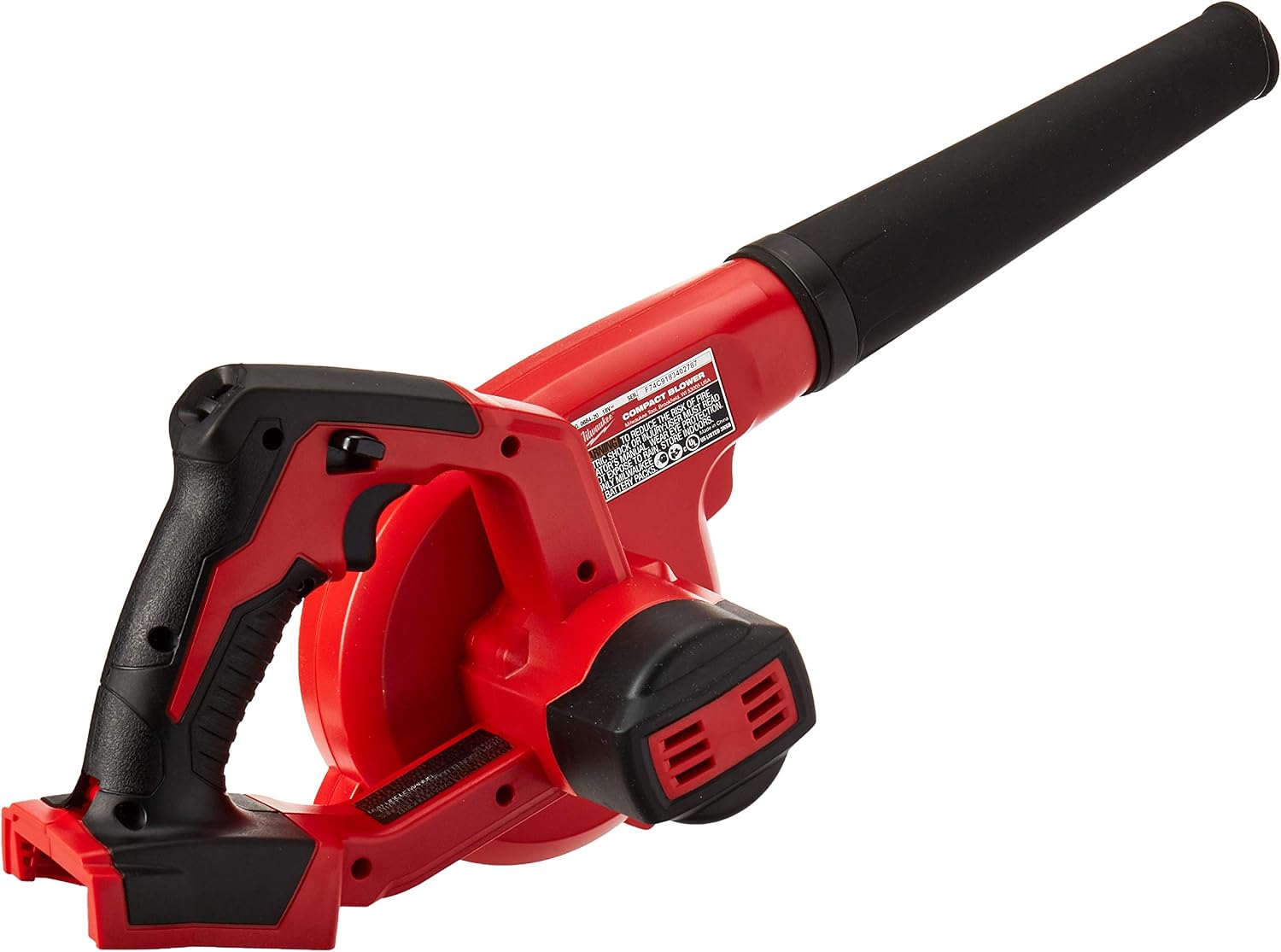 Milwaukee 0884-20 M18 18 V Litio Ion 100 CFM 160 MPH Inalámbrico Compacto Multipropósito Utility Blower