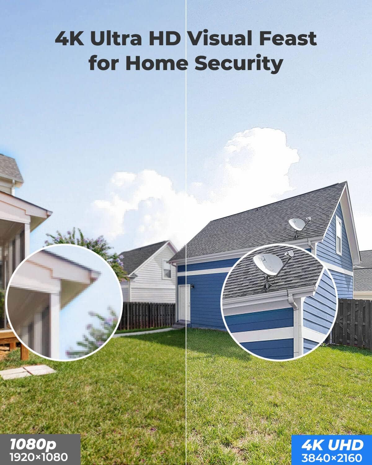 REOLINK 4K Outdoor Cameras for Home Security, IP PoE Dome Surveillance Camera with Human/Vehicle/Pet Detection, 25FPS Daytime, Work with Smart Home, Up to 512GB microSD Card, RLC-820A (Pack of 2)