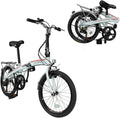 Xspec 20' 7 Speed Folding Compact City Commuter Bike (NOT an Electric Bike)