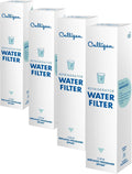 Culligan CUFUII Replaces Frigidaire (EPTWF), CUFUII Refrigerator Water Filter, Replace Every 6 Months, (Pack of 4)