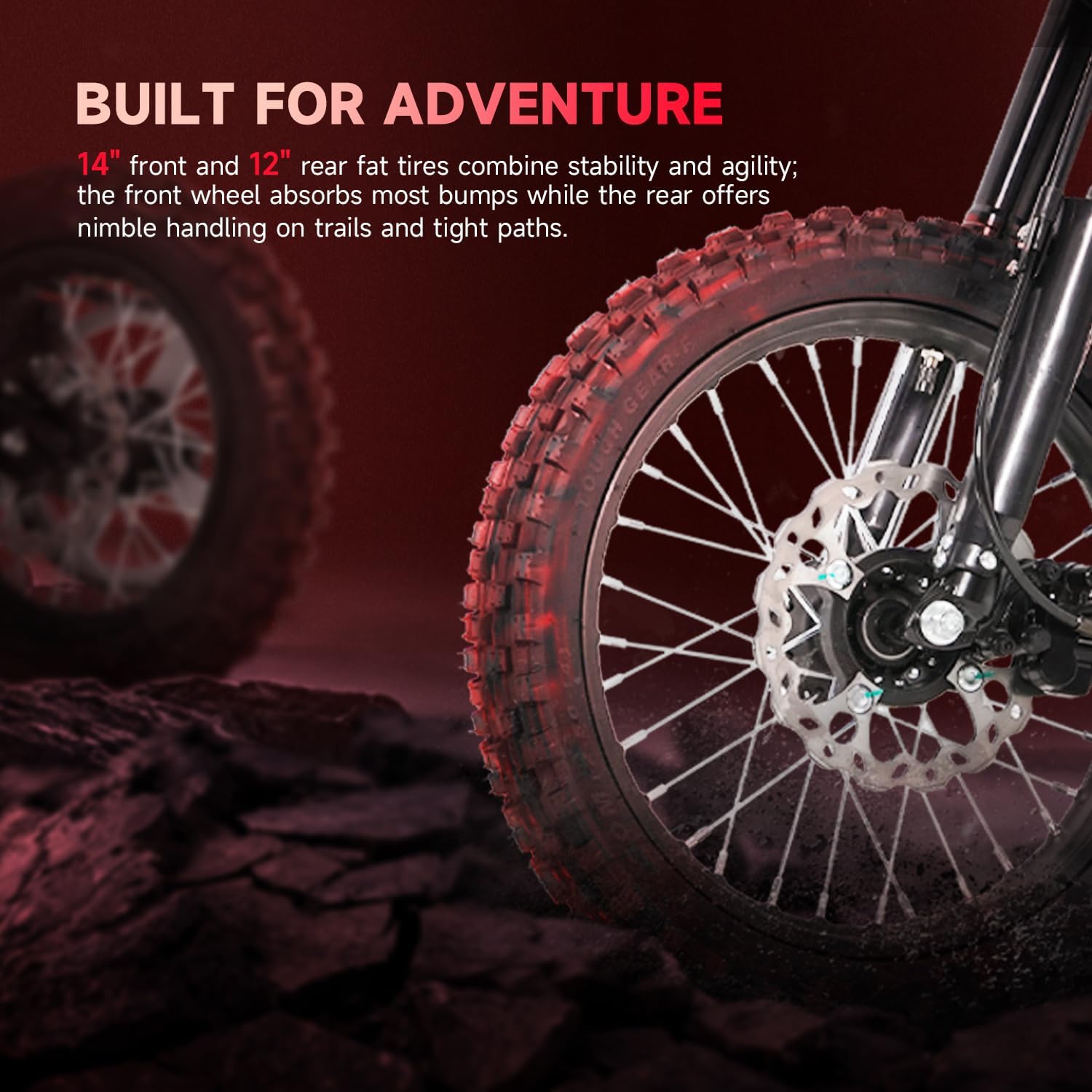 Electric Dirt Bike for Teens Adults, 3500W 40 MPH E Moto Dirtbike, UL Certified Electric Motorcycle Fit Age 13+, 48V 23AH Battery Off Road Fat Tires Ebike, Dual Hydraulic Brakes, Adjustable Suspension
