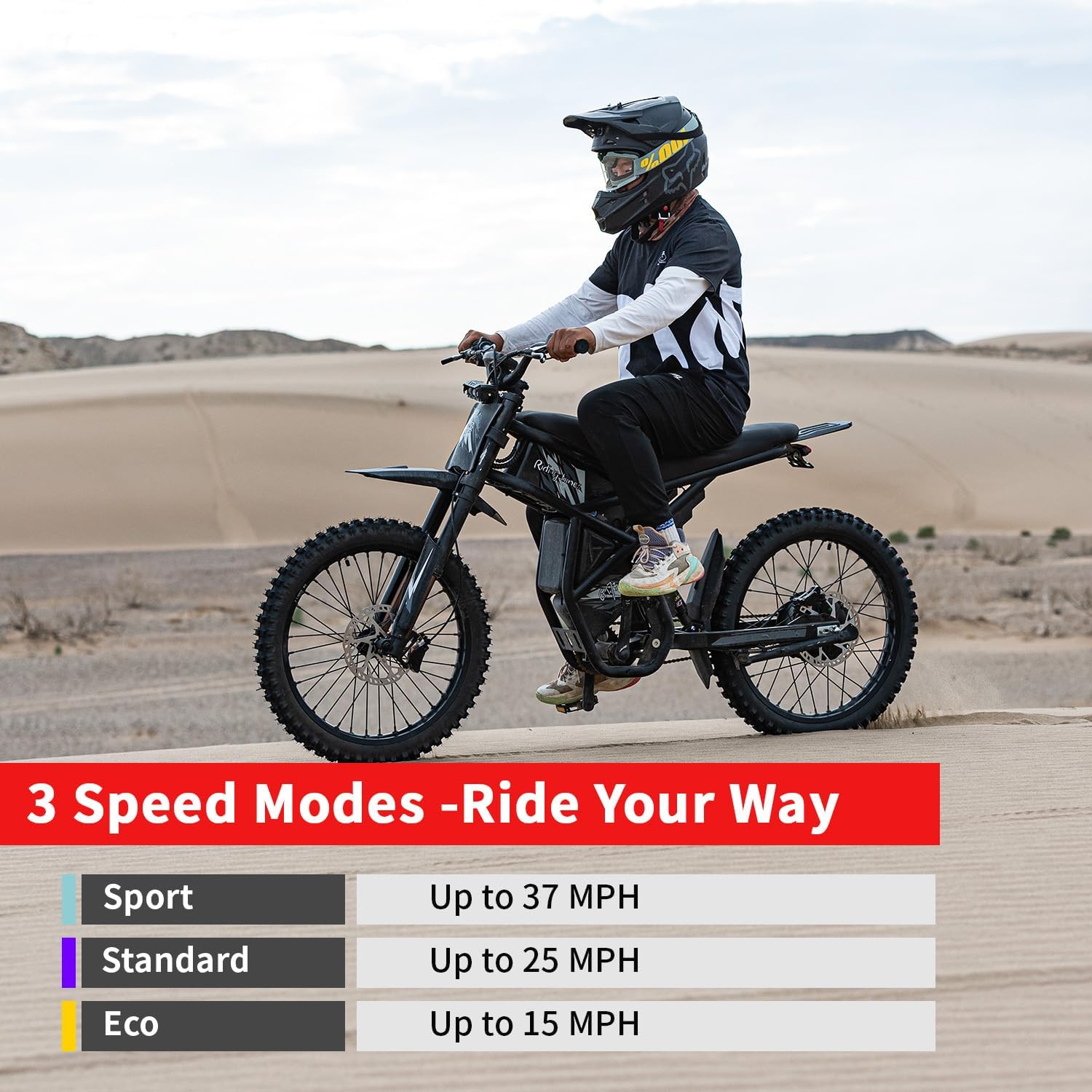 Bootime GT73 PRO/ GT73 Electric Dirt Bike for Adults Teens - 3000W/ 2500W Motor 50/37 MPH High-Speed, 25' Fat Tires & Dual Removable Battery(60V/48V) | All-Terrain Off-Road eBike for Snow, Sand