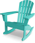 POLYWOOD® Palm Coast Adirondack Rocking Chair, Aruba