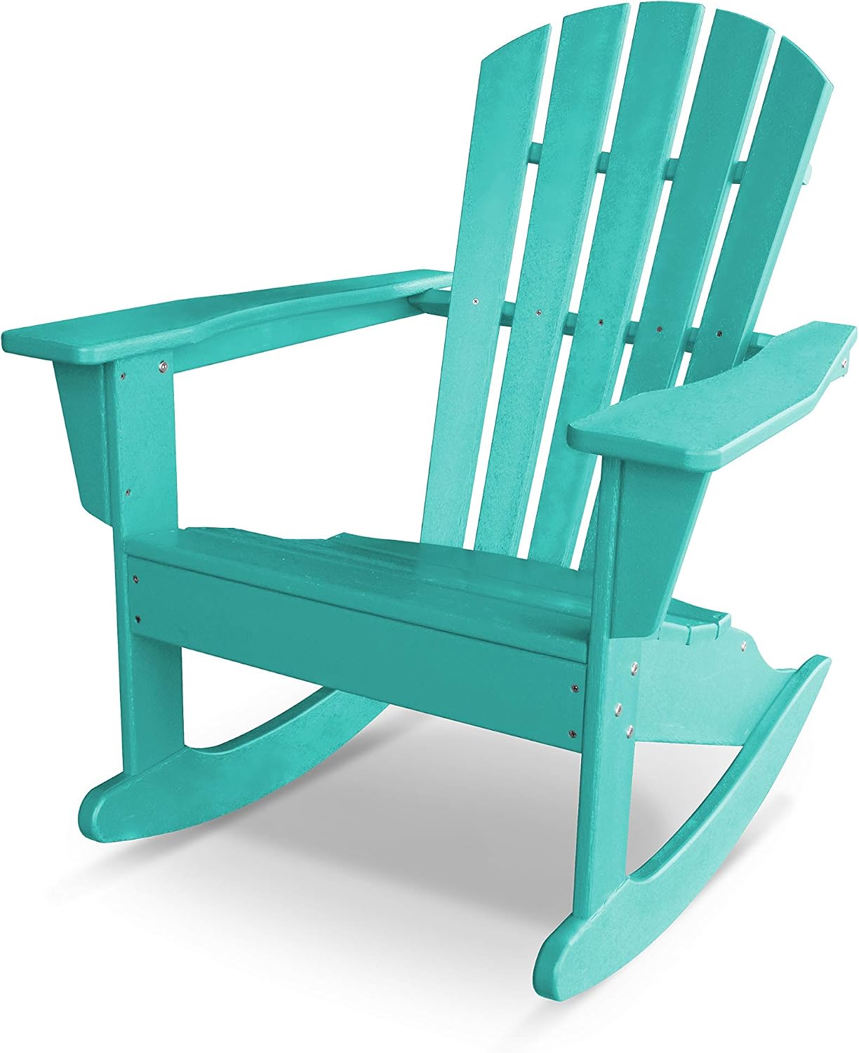 POLYWOOD® Palm Coast Adirondack Rocking Chair, Aruba