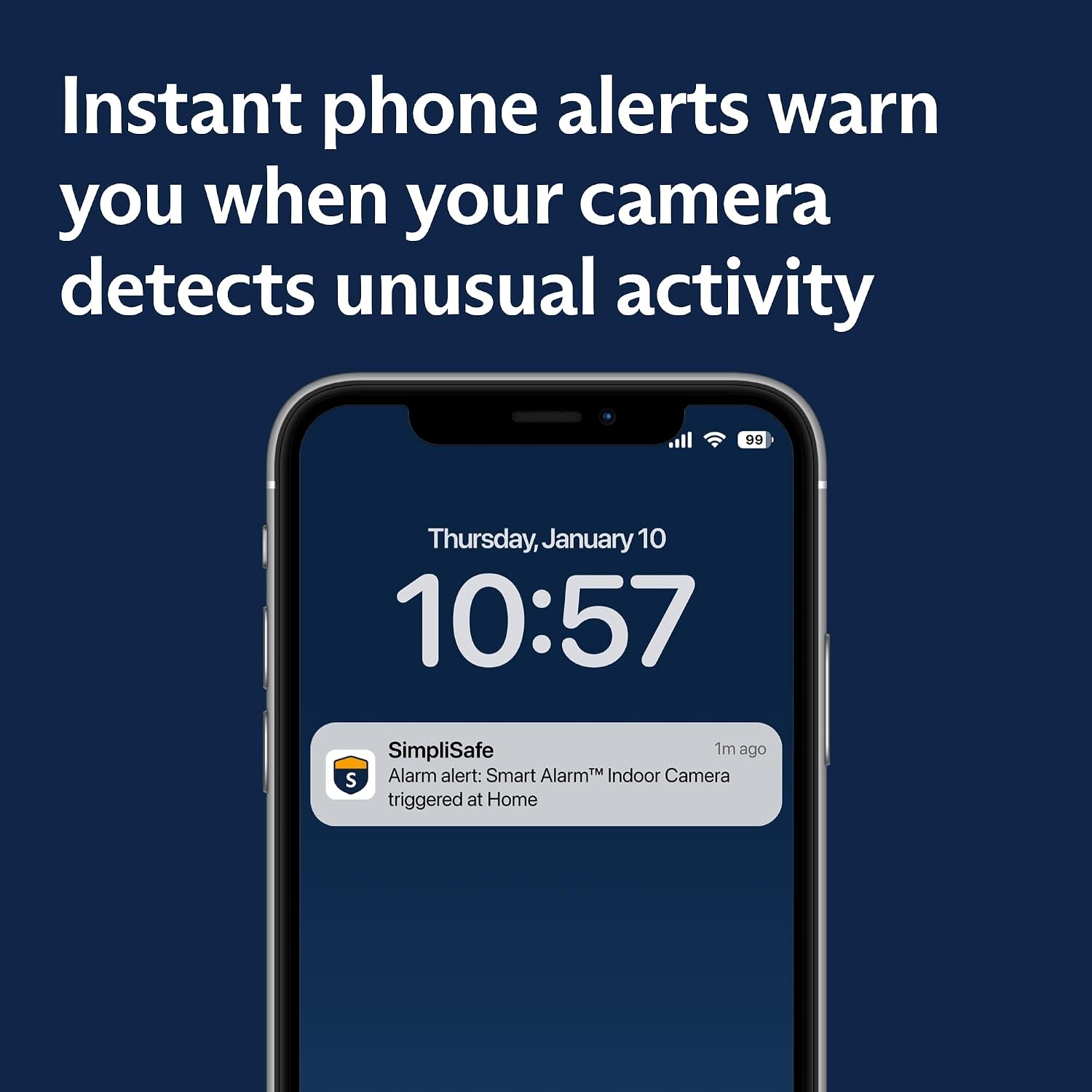 SimpliSafe Smart Alarm Wireless Indoor Security Camera