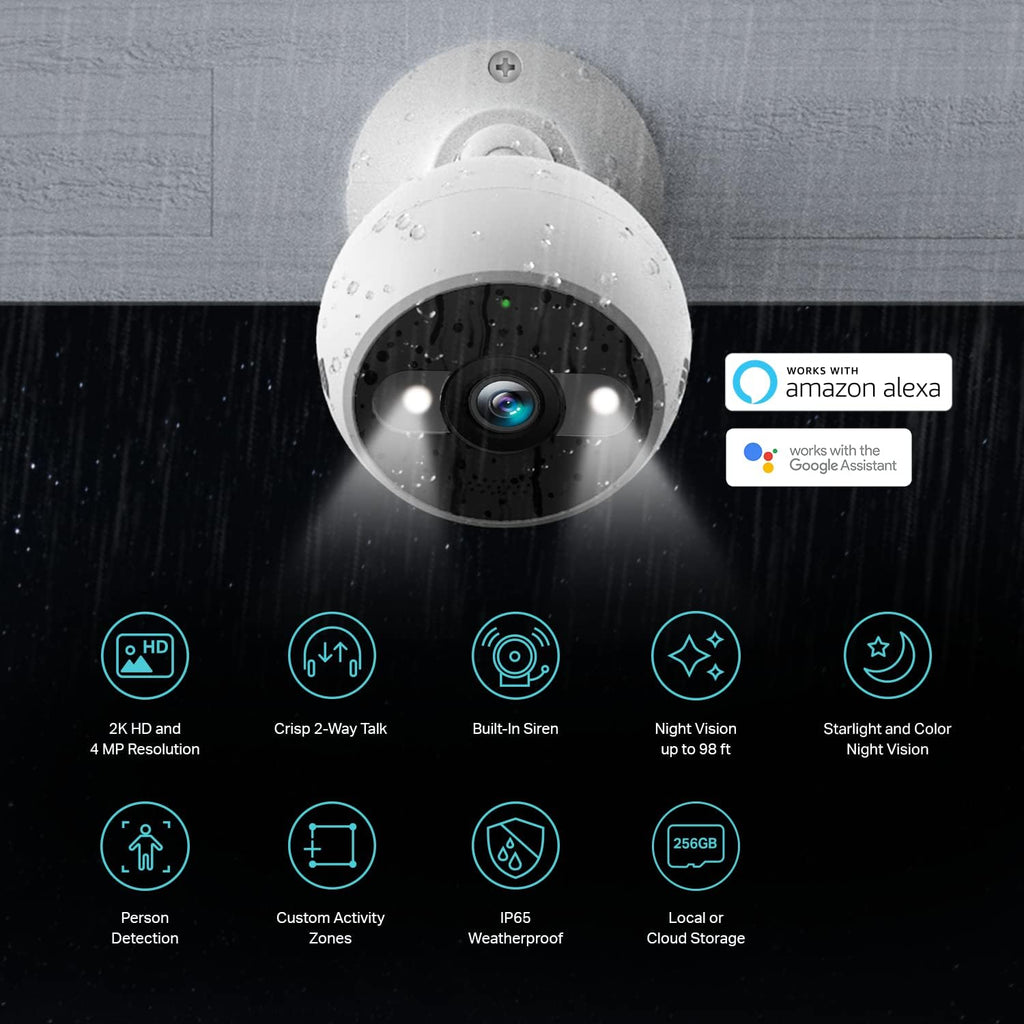 Kasa Smart Video Doorbell + Security Camera Bundle (KD110 + KC420WS)