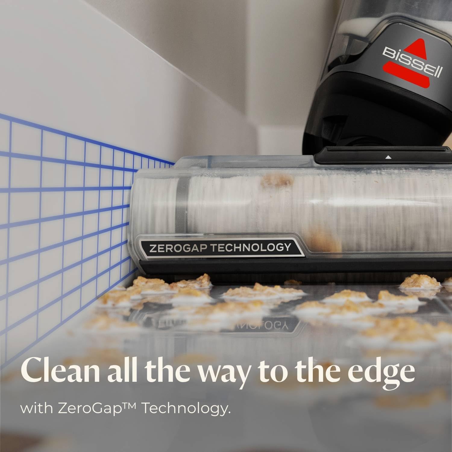 Bissell CrossWave OmniForce Edge Cordless Multi-Surface Hard Floor Cleaner Wet Dry Vacuum with Zero-Gap Edge Technology, 3930F