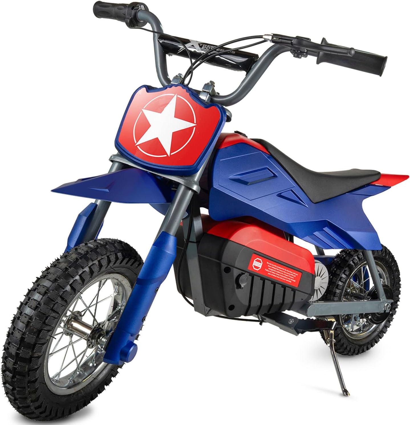 XtremepowerUS Electric Dirt Bike, 24V 250W Battery Powered Mini Dirt Bike, Electric Ride-On (Captain)