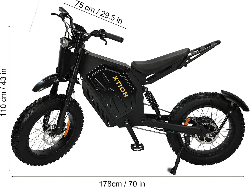 Electric Mountain Bikes for Adults, 750W/3000W Motor 28/45 MPH High Speed E-Bike, 37 Mile Range 48V/60V 15.6Ah/25Ah Battery, 7 Speed Dual Shock Absorber Fat Tire Bicycle